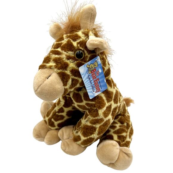The Bear Factory Giraffe Plush 14” 2001 w/ Tag 60351 No Sound Plush Only - Picture 1 of 12